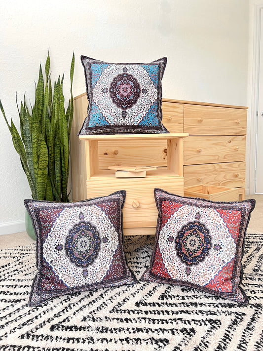 Decorative Pillow Cover 18x18, Handmade Throw Pillow Case