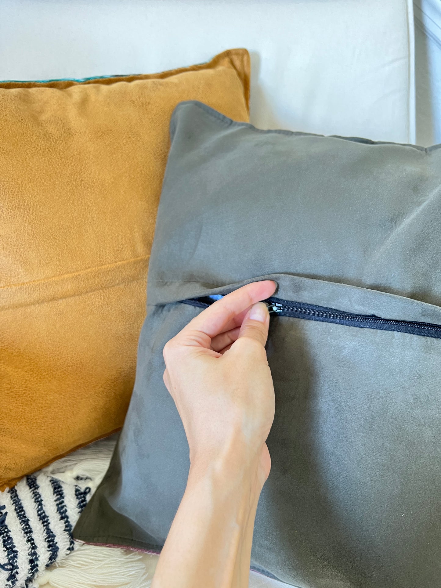 Boho Pillow Cover, Throw Pillow Cover, Handmade Pillow Cover