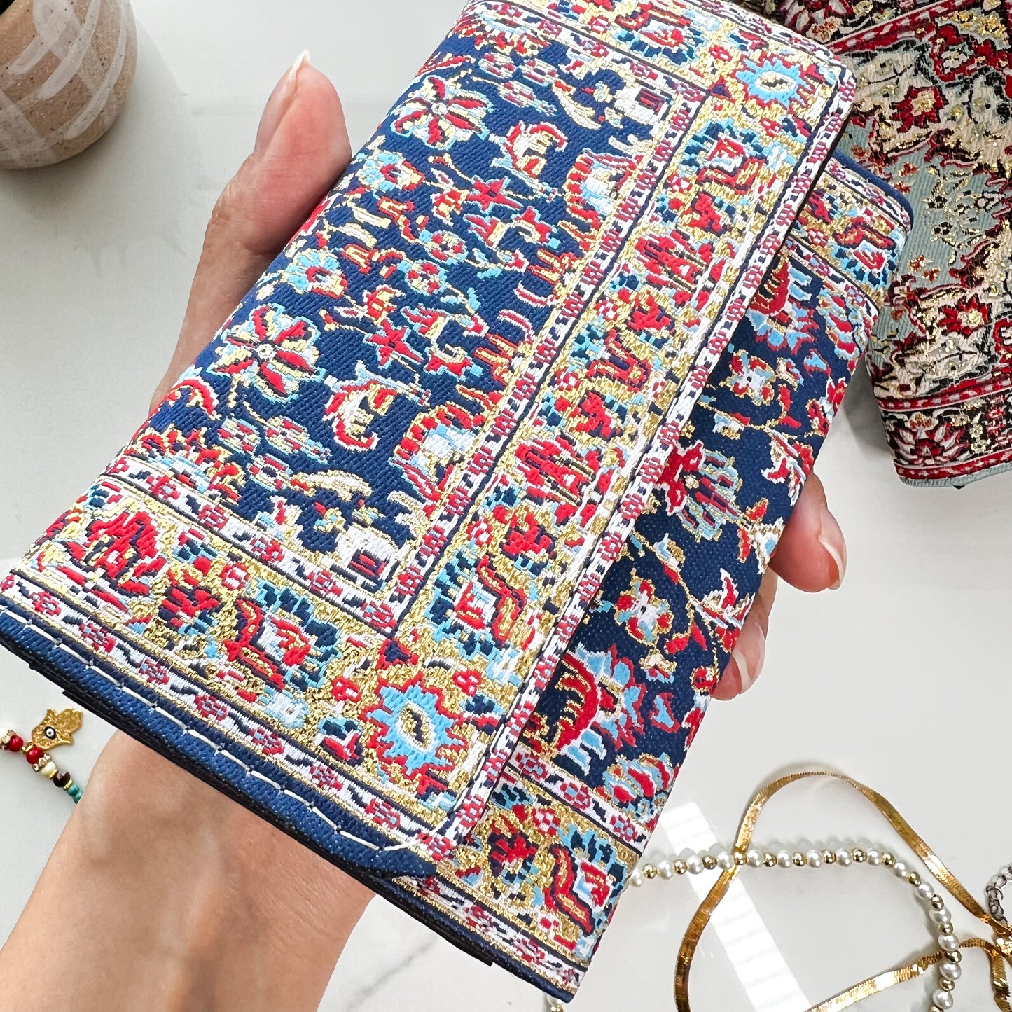 Small Fabric Wallet, Boho Cute Wallet, Handmade Wallet