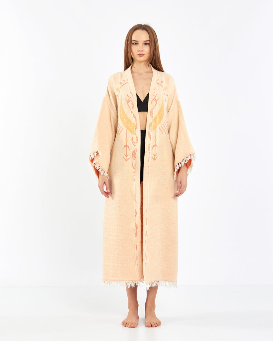 Organic Cotton Kimono, Boho Kimono, Cotton Kafthan