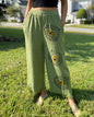 Evil Eye Pants, Handmade Pants, Yoga Pants, Boho Pants