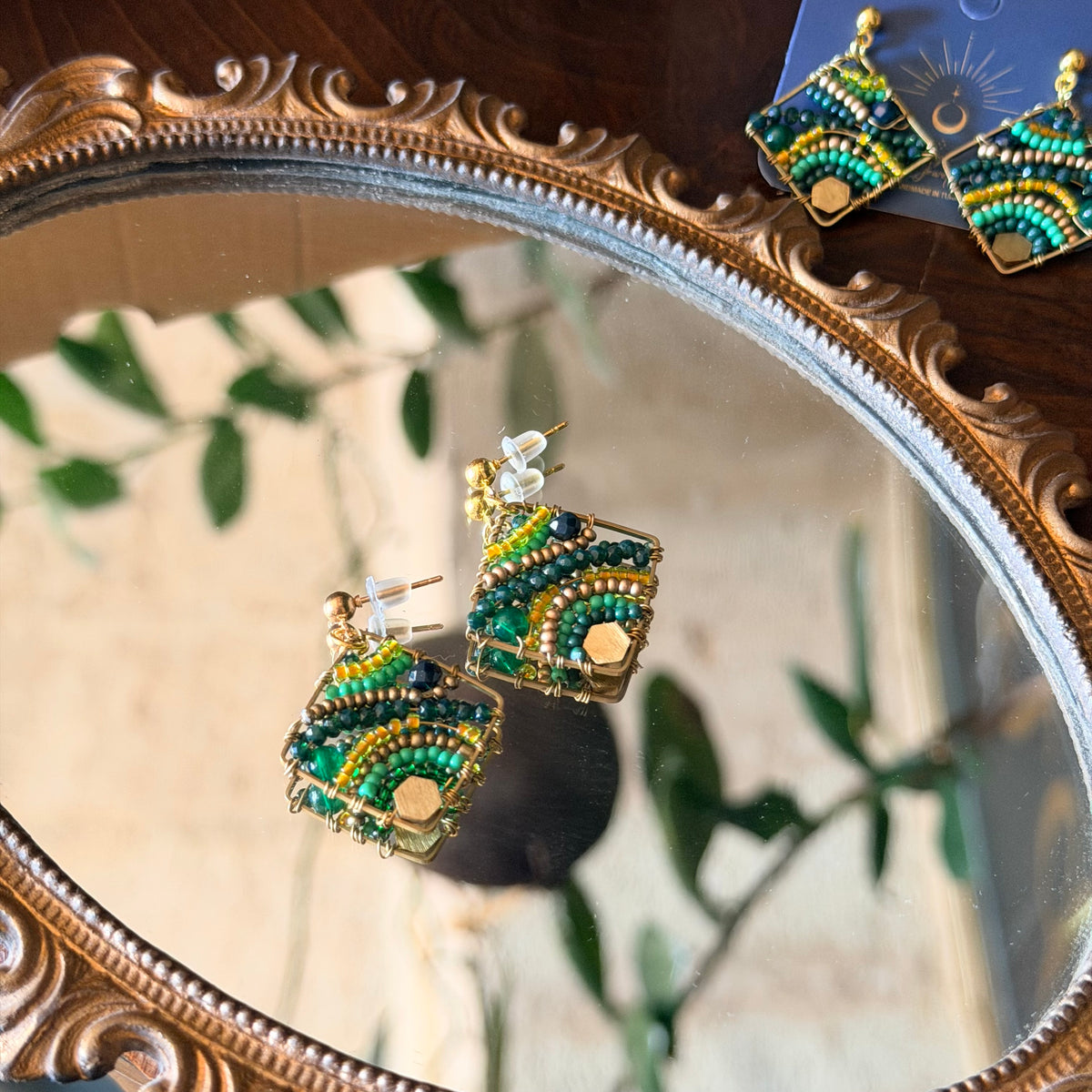 Beaded Earrings, Handmade Earrings, Bohemian Jewelry