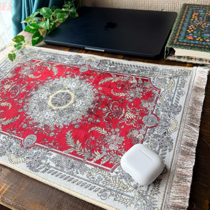 Boho Office Decor, Cute Desk Pat, Turkish Rug Mousepad