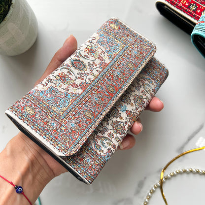 Rug Design Small Wallet for Women, Handmade Women's Accessories