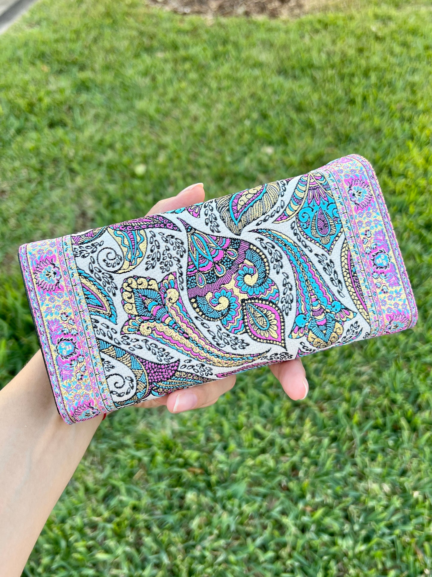 Pink Wallet, Handmade Wallet, Small Purse for Women
