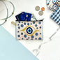 Evil Eye Coin Purse, Fabric Pouch, Handmade Coin Purse