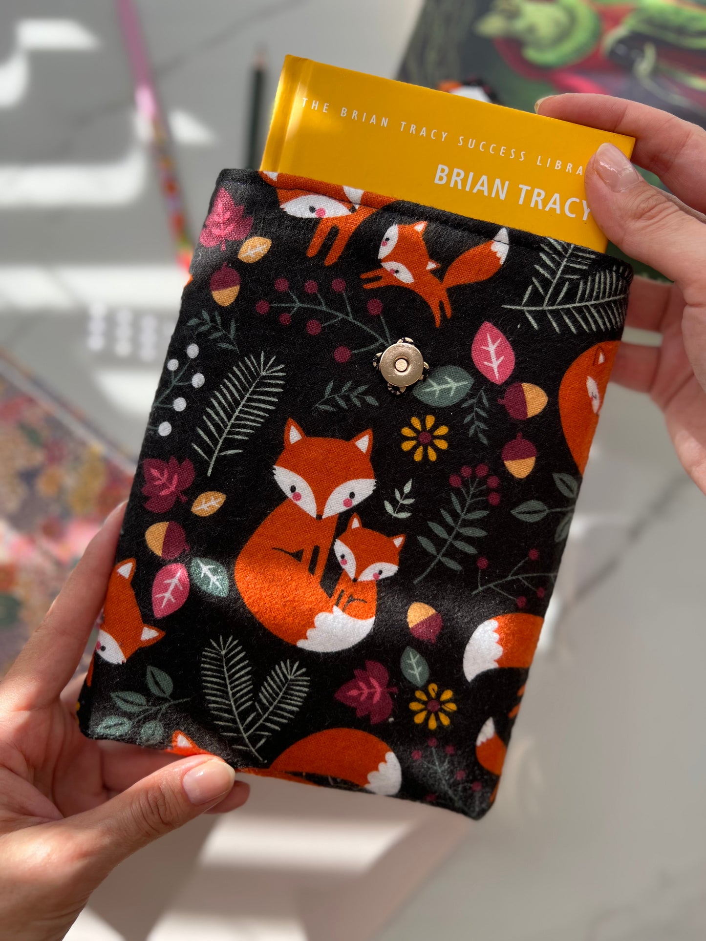 Handmade Kindle Sleeve, Book Sleeve, Cute Stationery Gifts