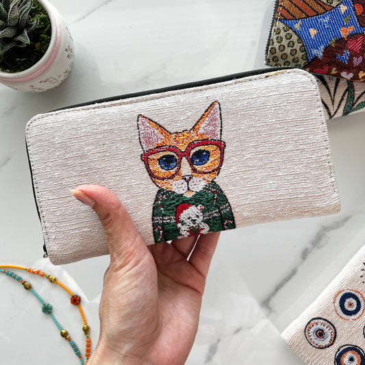 Cat Wallet, Wallet for Cat Lovers, Cute Gifts