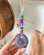 Small Evil Eye Wall Hanging, Colorful Wall Decor