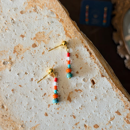 Dangle Earrings, Stone Earrings, Handmade Earrings