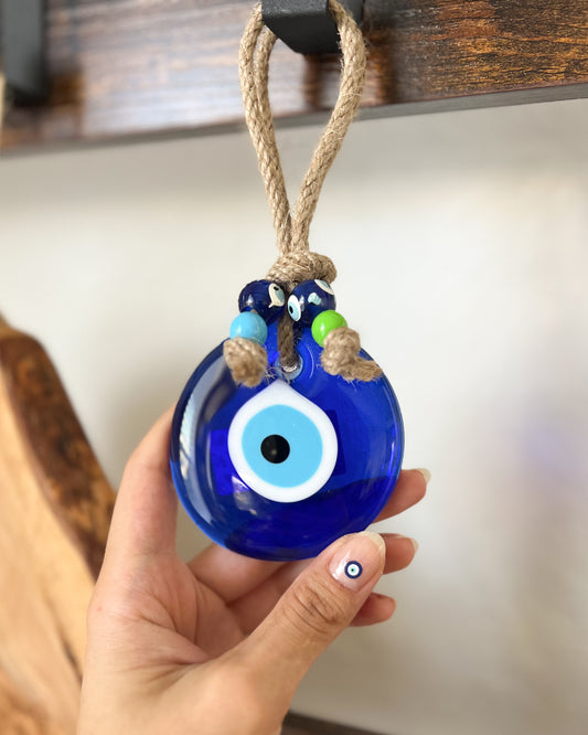 Medium Evil Eye Wall Decor, Evil Eye Wall Hanging, Boho Wall Hanging