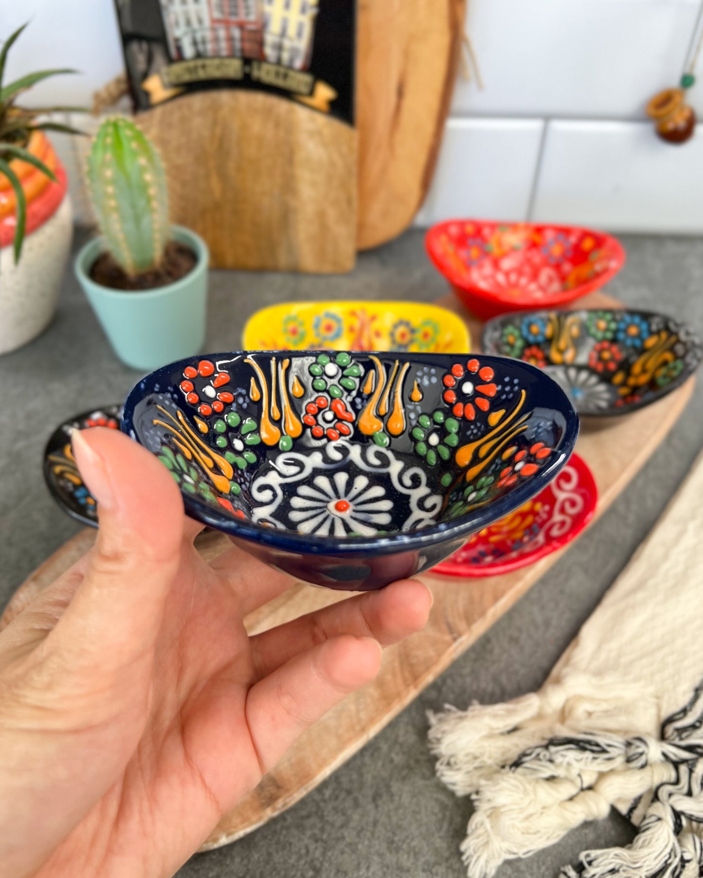 Gondola Shaped Trinket Dish, Pinch Bowls, Cute Kitchen Decor