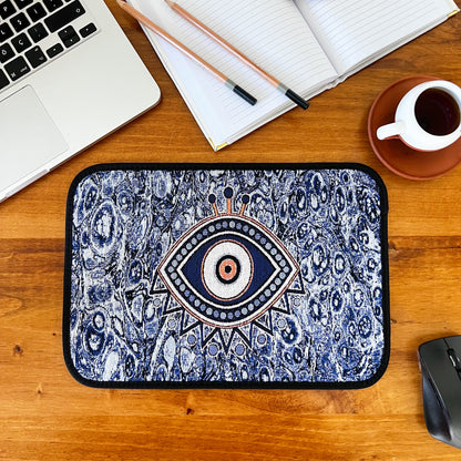 Evil Eye Mouse Pad, Boho Mousepad, Boho Desk Accessory