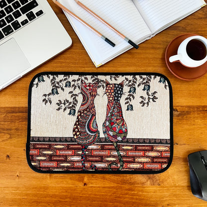 Mousepad, Cat Design Mouse Pad, Gift for Cat Moms