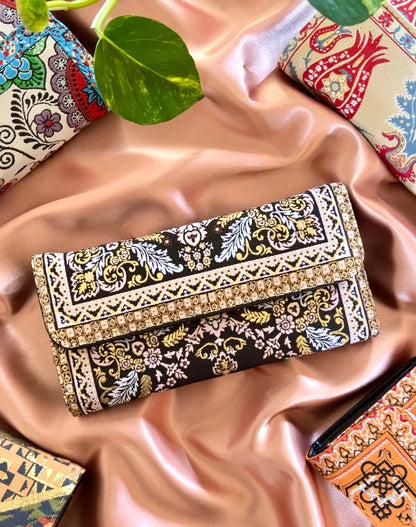 Fabric Wallet for Women, Trifold Wallet, Handmade Wallet