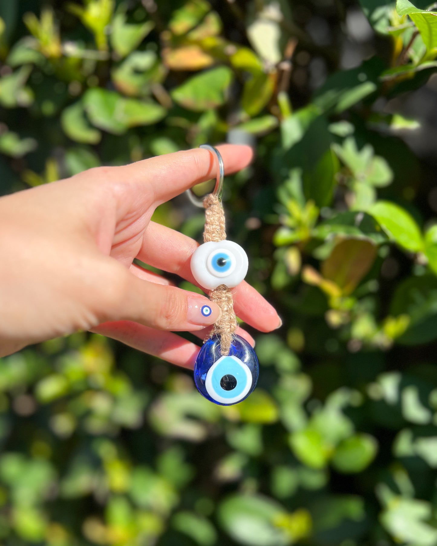 Lucky Eye Keychain, Cute Evil Eye Keychain, Set of 3 Keychains