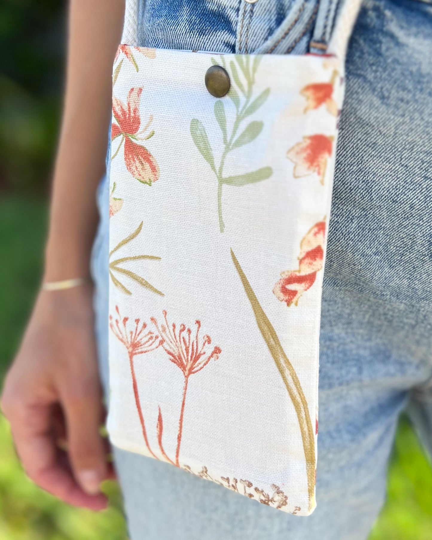 Fabric Phone Bag, Crossbody Phone Bag