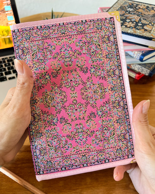 Rug Design Handmade Notebook, Cute Journal