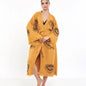 Evil Eye Kimono, Luxury Cotton Long Robe, Kaftan Kimono,