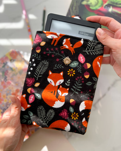 Handmade Kindle Sleeve, Book Sleeve, Cute Stationery Gifts