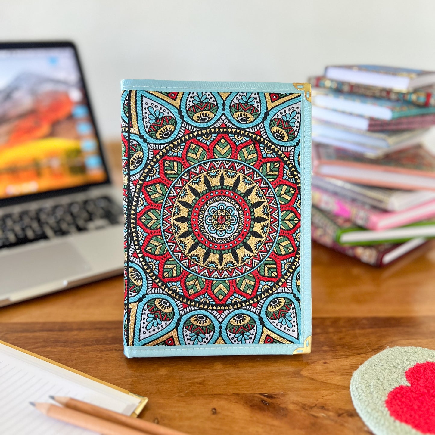 Boho Notebook, Mandala Design Journal, Metaphysical Gift