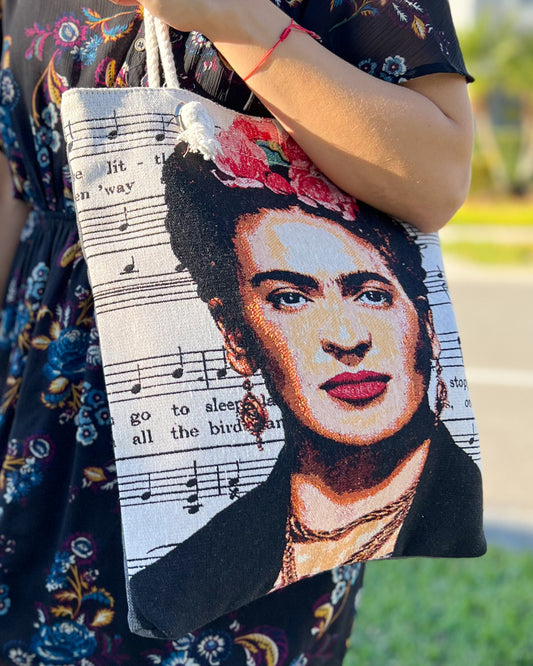 Frida Kahlo Bag, Boho Tote Bag, Cute Shoulder Bag, Bags for Women