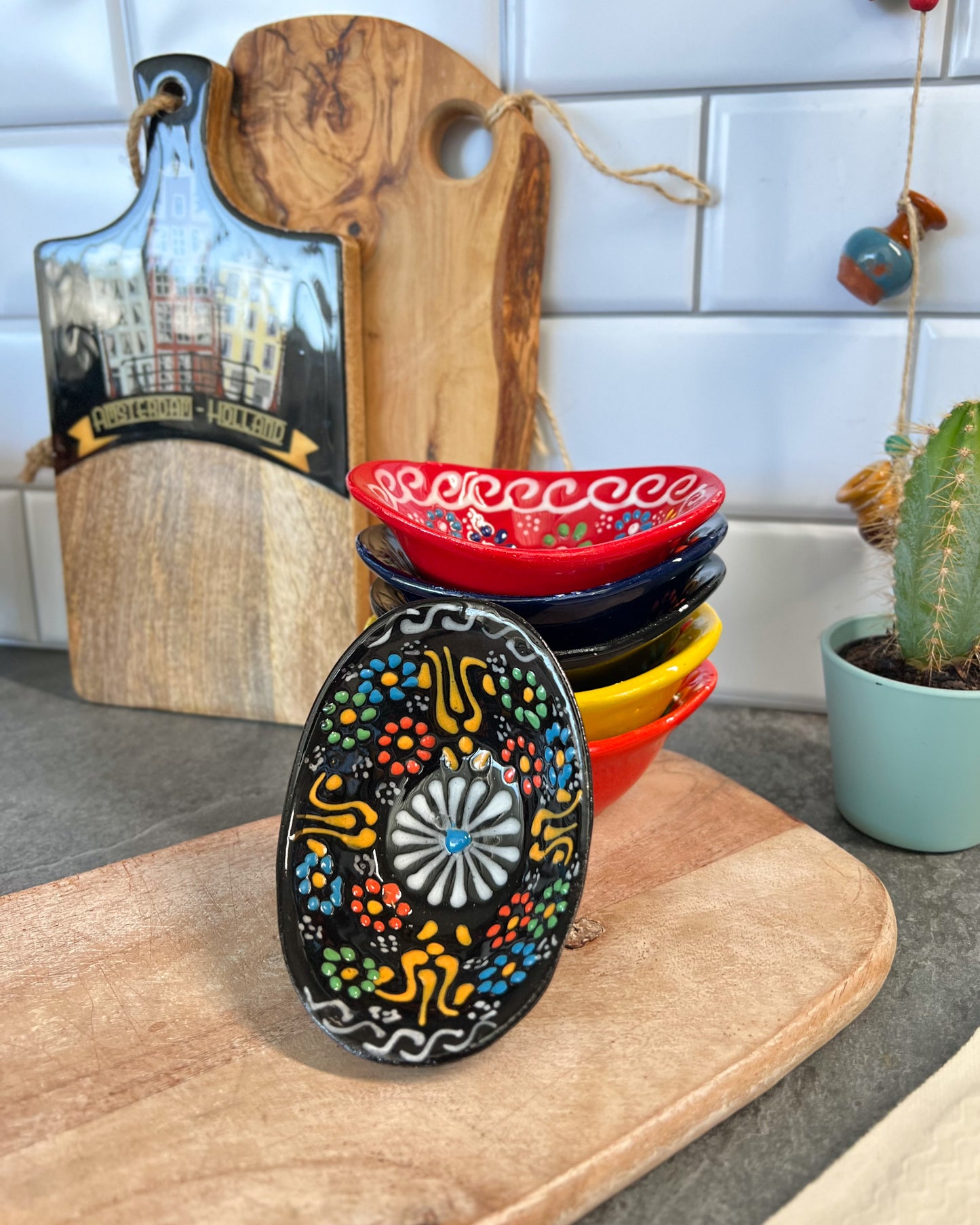 Gondola Shaped Trinket Dish, Pinch Bowls, Cute Kitchen Decor