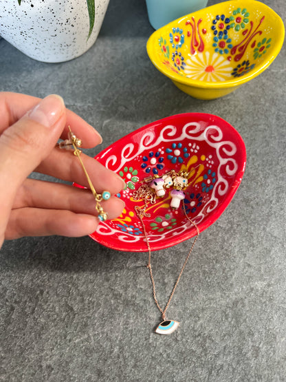 Gondola Shaped Trinket Dish, Pinch Bowls, Cute Kitchen Decor