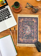 Turkish Miniature Rug, Carpet Mouse Pad, Boho Mouse Pad