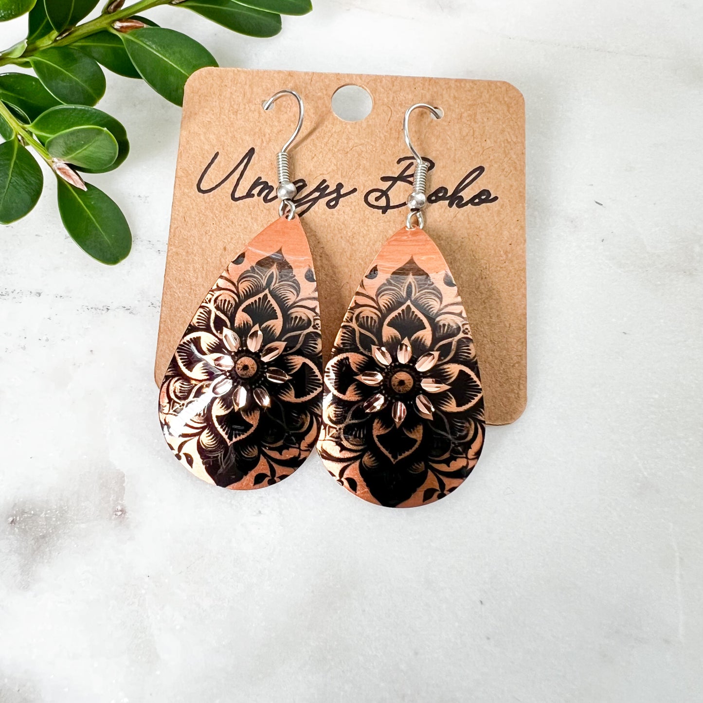 Copper Earrings, Earrings for Women, Boho Earrings, Handmade Earrings