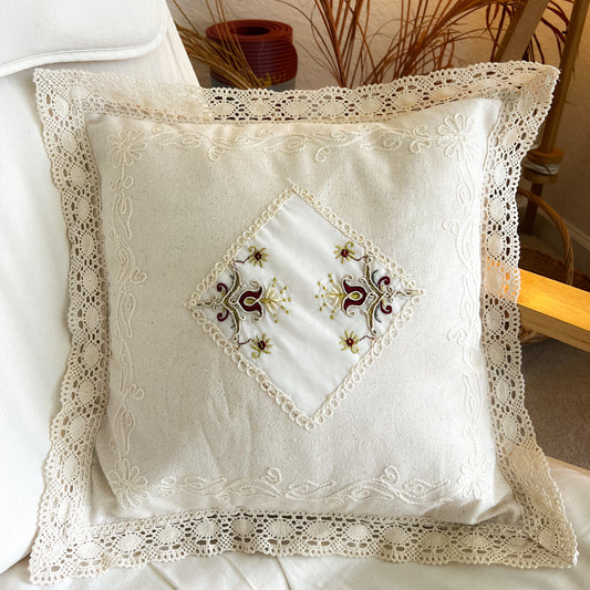 Vintage Style Pillow Cover, Handmade Pillow Cases