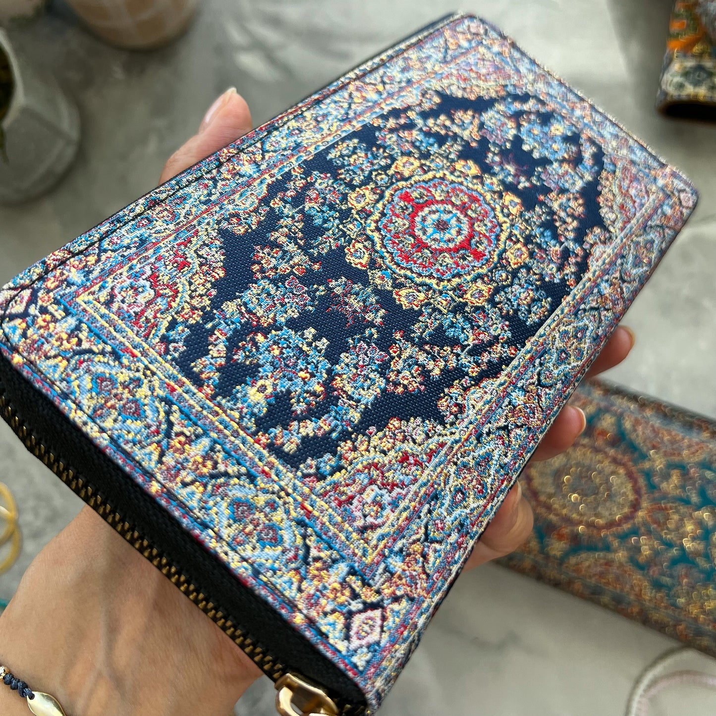 Boho Handmade Wallet, Rug Design Wallet, Wallet for Women