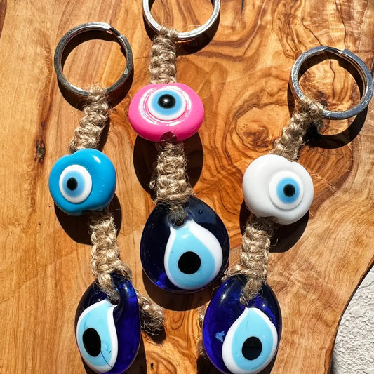 Evil Eye Keychain, Lucky Keychain, Cute Keychain