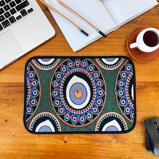 Evil Eye Mouse Pad, Handmade Mouse Pad, Cute Gifts