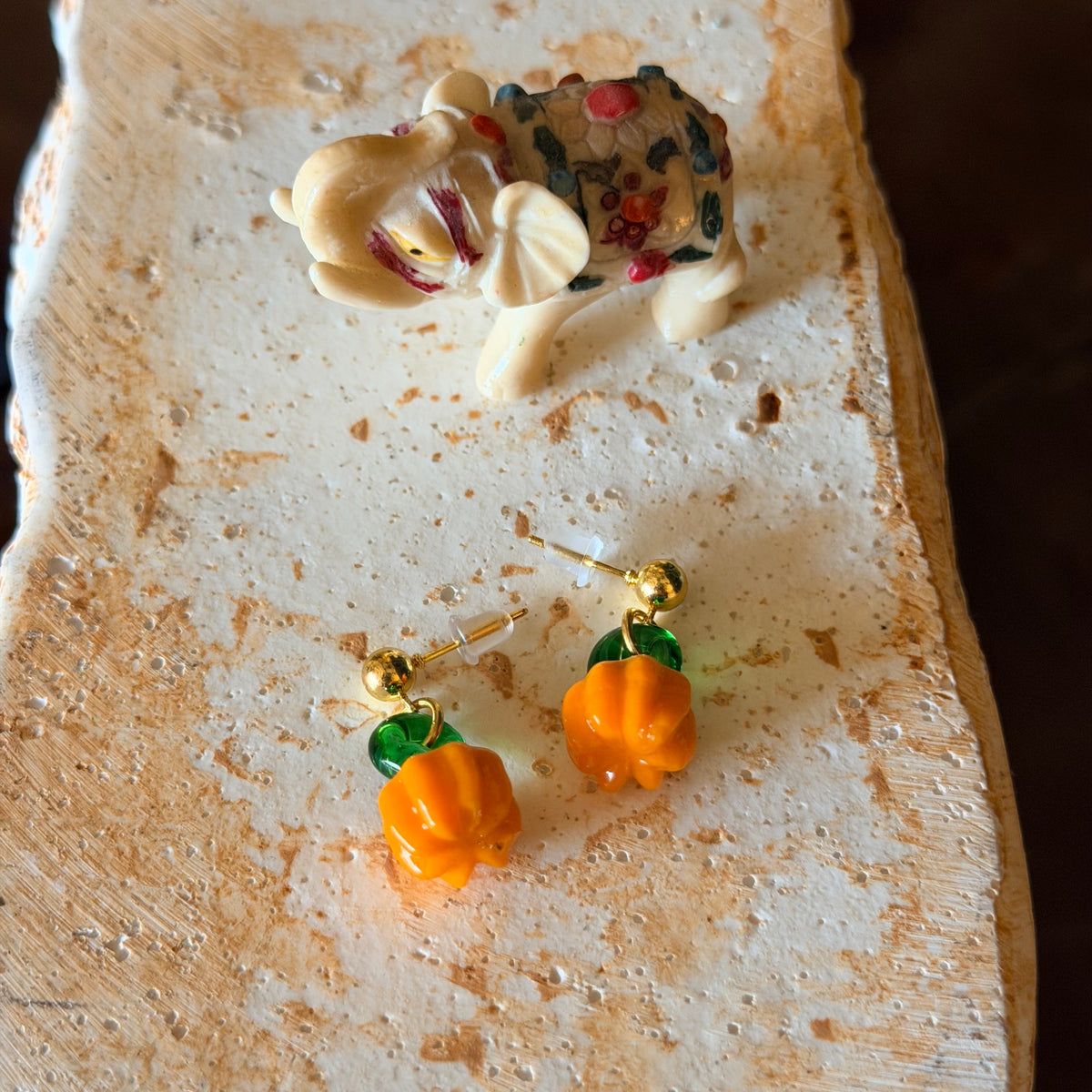 Pumpkin Earrings, Halloween Jewelry, Cute Jewelry