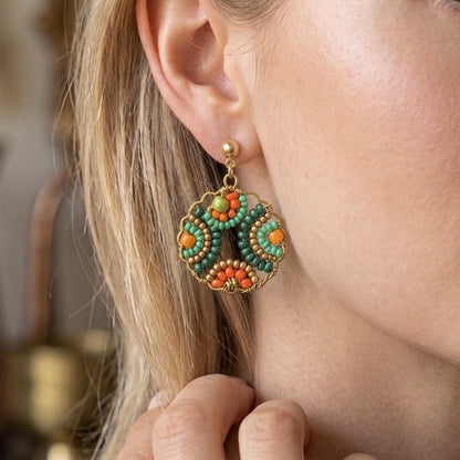 Hoop Earrings, Handmade Jewelry for Women, Boho Jewelry