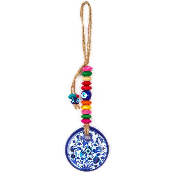 Small Evil Eye Wall Hanging, Colorful Wall Decor