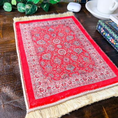 Miniature Turkish Rug, Small Turkish Carpet, Decorative Carpet