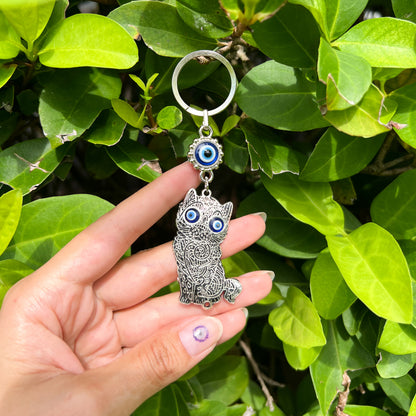 Cute Keychain, Cat Design Keychain