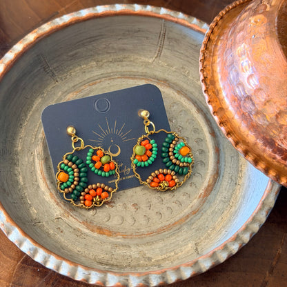 Hoop Earrings, Handmade Jewelry for Women, Boho Jewelry
