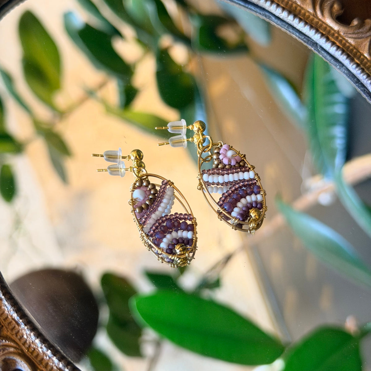 Beaded Earrings, Cute Earrings, Handmade Jewelry for Women