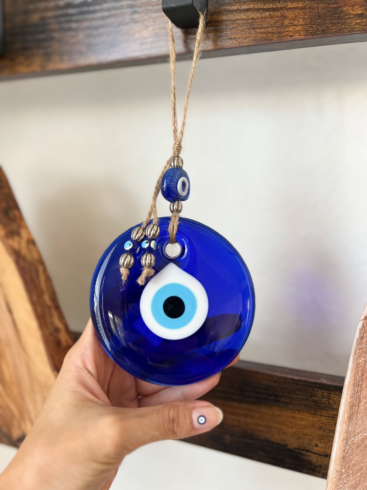 Large Evil Eye Wall Hanging, Wall Decor, Bohemian Wall Art