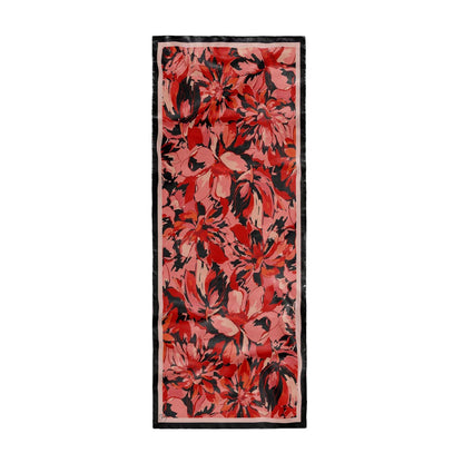 Artisan Shawl, Floral Wrap, Fall Colors Wrap