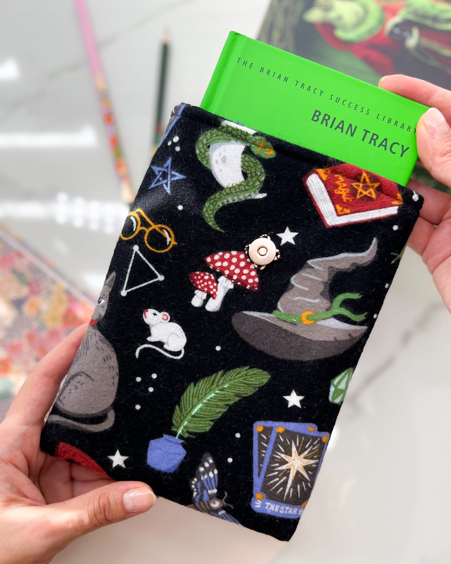 Padded Book Sleeve, Handmade Kindle Cover, Bookish Gifts