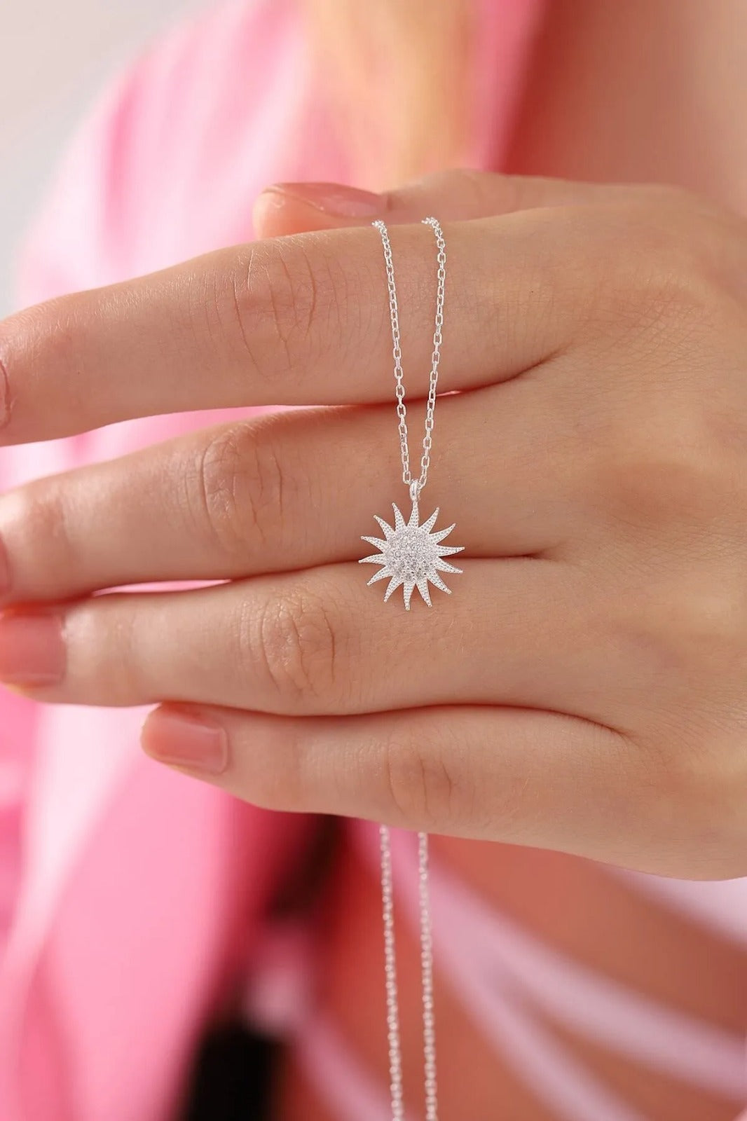 Cute Necklace, 925 Sterling Silver Necklace