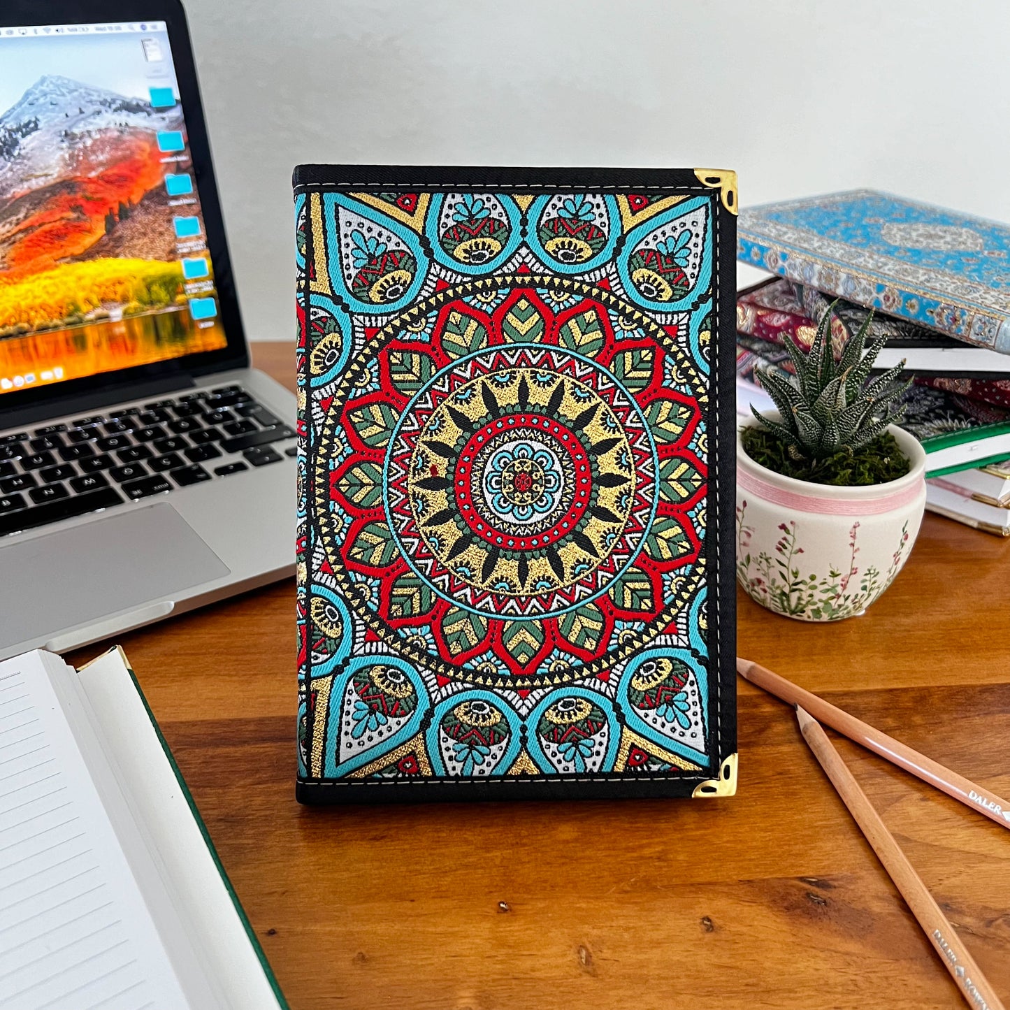 Bohemian Notebook, Cute Journal, Handmade Notebook