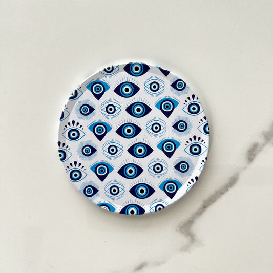 Evil Eye Coaster, Boho Gifts for Women, Boho Office Decor