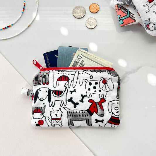 Cute Coin Purse for Women, Gift for Dog Moms