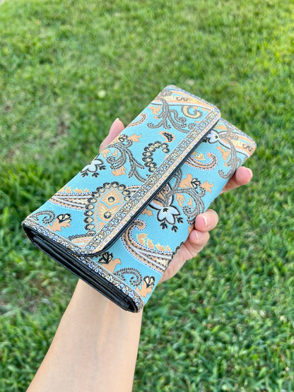 Handmade Wallet for Women, Bohemian Wallet, Rug Design Wallet