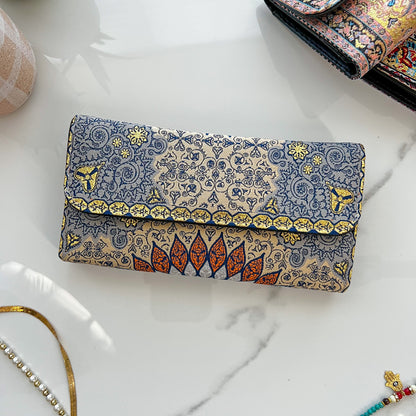 Handmade Wallet for Women, Bohemian Style Trifold Wallet